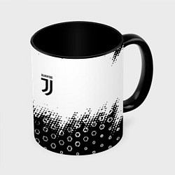 Кружка 3D Juventus sport steel, цвет: 3D-белый + черный