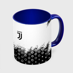 Кружка 3D Juventus sport steel, цвет: 3D-белый + синий