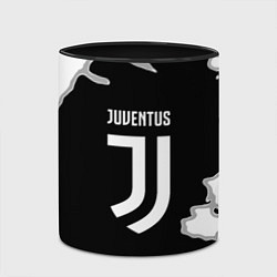 Кружка 3D Juventus fc краски, цвет: 3D-белый + черный — фото 2