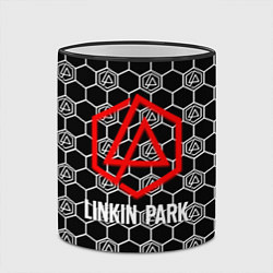 Кружка 3D Linkin park logo pattern, цвет: 3D-черный кант — фото 2