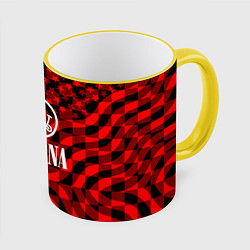 Кружка 3D Nirvana star pattern, цвет: 3D-желтый кант