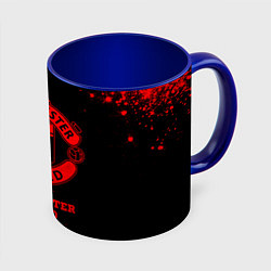 Кружка 3D Manchester United - red gradient, цвет: 3D-белый + синий