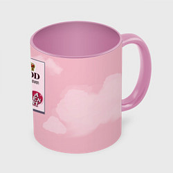 Кружка 3D Taylor Swift broken heart, цвет: 3D-белый + розовый