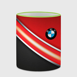 Кружка 3D BMW geometry steel, цвет: 3D-светло-зеленый кант — фото 2