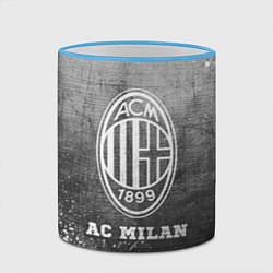 Кружка 3D AC Milan - grey gradient, цвет: 3D-небесно-голубой кант — фото 2