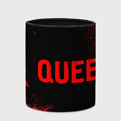 Кружка 3D Queen - red gradient по-горизонтали, цвет: 3D-белый + черный — фото 2