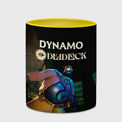 Кружка 3D Dynamo Deadlock, цвет: 3D-белый + желтый — фото 2