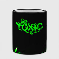 Кружка 3D Toxic text, цвет: 3D-черный кант — фото 2