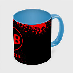 Кружка цветная Borussia - red gradient