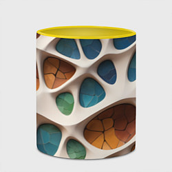 Кружка 3D Вдохновлено Антонио Гауди, цвет: 3D-белый + желтый — фото 2