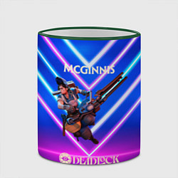 Кружка 3D McGinnis Deadlock, цвет: 3D-зеленый кант — фото 2