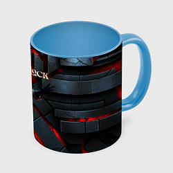 Кружка 3D Paradox Deadlock, цвет: 3D-белый + небесно-голубой