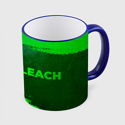 Кружка 3D Bleach - green gradient по-горизонтали, цвет: 3D-синий кант