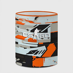 Кружка 3D Asimov cs go, цвет: 3D-оранжевый кант — фото 2