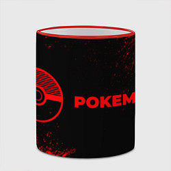 Кружка 3D Pokemon - red gradient по-горизонтали, цвет: 3D-красный кант — фото 2