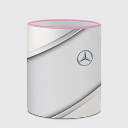 Кружка 3D Mercedes benz metalic collection, цвет: 3D-розовый кант — фото 2