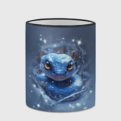 Кружка 3D Змея с большими глазами, цвет: 3D-черный кант — фото 2
