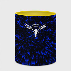 Кружка 3D Tokyo Revengers blue energy, цвет: 3D-белый + желтый — фото 2
