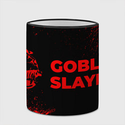 Кружка 3D Goblin Slayer - red gradient по-горизонтали, цвет: 3D-черный кант — фото 2