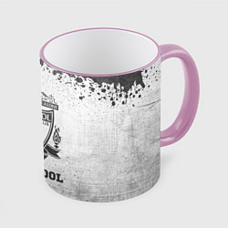 Кружка 3D Liverpool - white gradient, цвет: 3D-розовый кант