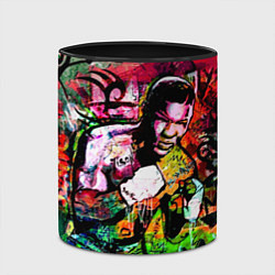 Кружка 3D Майк Тайсон граффити, цвет: 3D-белый + черный — фото 2