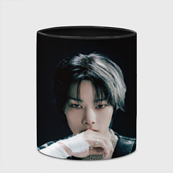 Кружка 3D Stray Kids I N Giant concept, цвет: 3D-белый + черный — фото 2