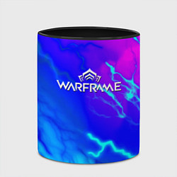 Кружка 3D Warframe neon storm, цвет: 3D-белый + черный — фото 2