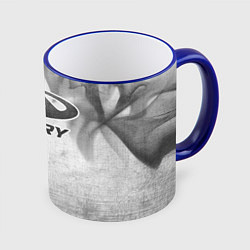 Кружка 3D Chery - white gradient, цвет: 3D-синий кант