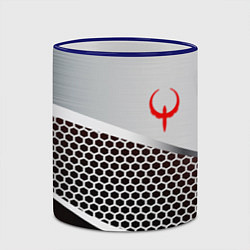 Кружка 3D Quake metal steel, цвет: 3D-синий кант — фото 2