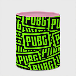 Кружка 3D PUBG pattern game, цвет: 3D-белый + розовый — фото 2