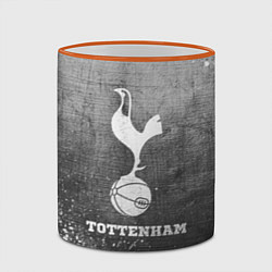 Кружка 3D Tottenham - grey gradient, цвет: 3D-оранжевый кант — фото 2