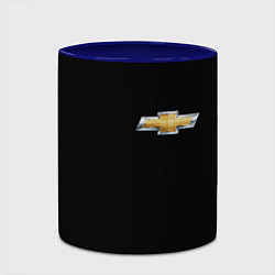 Кружка 3D Chevrolet logo, цвет: 3D-белый + синий — фото 2