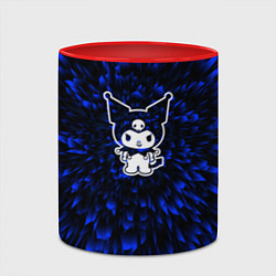 Кружка 3D Kuromi blue energy, цвет: 3D-белый + красный — фото 2