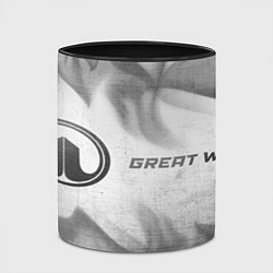 Кружка 3D Great Wall - white gradient по-горизонтали, цвет: 3D-белый + черный — фото 2