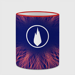 Кружка 3D Thousand Foot Krutch red energy, цвет: 3D-красный кант — фото 2