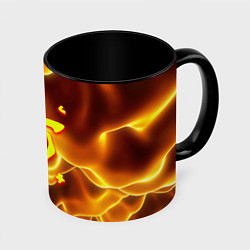 Кружка 3D Doom грозовой стиль марса, цвет: 3D-белый + черный