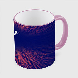 Кружка 3D Mini red energy, цвет: 3D-розовый кант