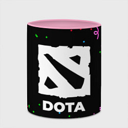 Кружка 3D Dota конфети, цвет: 3D-белый + розовый — фото 2