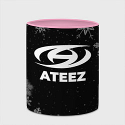 Кружка 3D Снежный Ateez, цвет: 3D-белый + розовый — фото 2