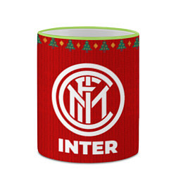 Кружка 3D Inter new year, цвет: 3D-светло-зеленый кант — фото 2