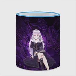 Кружка 3D Сателла Re:Zero, цвет: 3D-небесно-голубой кант — фото 2