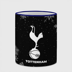 Кружка 3D Снежный Tottenham, цвет: 3D-синий кант — фото 2