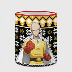 Кружка 3D One-Punch Man sweater, цвет: 3D-красный кант — фото 2