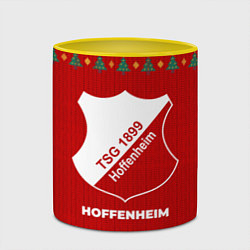 Кружка 3D Hoffenheim new year, цвет: 3D-белый + желтый — фото 2