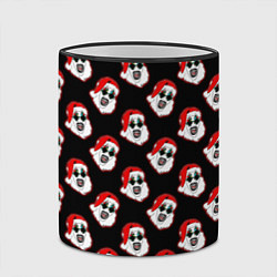 Кружка 3D Santa clown Art, цвет: 3D-черный кант — фото 2
