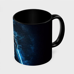 Кружка 3D Дарт Вейдер - две стороны силы, цвет: 3D-белый + черный