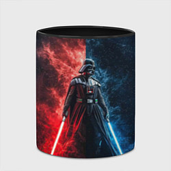 Кружка 3D Дарт Вейдер - две стороны силы, цвет: 3D-белый + черный — фото 2
