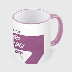 Кружка 3D Цукисиро Янаги - ZZZ, цвет: 3D-розовый кант