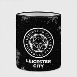 Кружка 3D Снежный Leicester City, цвет: 3D-черный кант — фото 2