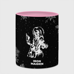 Кружка 3D Снежный Iron Maiden, цвет: 3D-белый + розовый — фото 2